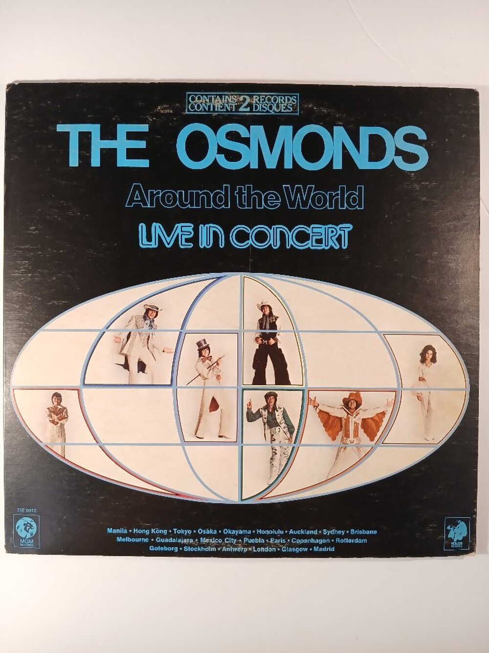 The Osmonds - Around The World - Vinyl 2 LP Record